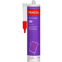 Герметик каучуковый Penosil Roof Sealant 989 для кровли и водостоков черный 280 мл.