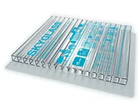 Сотовый поликарбонат 2,1м x 6м x 4мм б/ц SKYGLASS