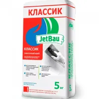 Клей плиточный JetBau Классик на цементной основе, 5 кг