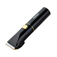 Машинка для стрижки Centek CT-2119 (черный/золот) сеть/аккум, ножиТИТАН+КЕРАМИКА, 180 мин от батареи