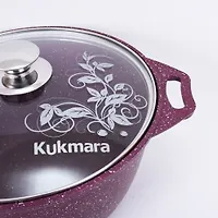 Кастрюля 4л со стеклянной крышкой, АП линия "Trendy style" (mystery) "Kukmara"  к41tsm