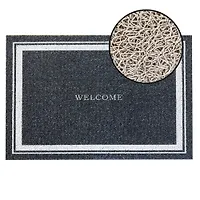 Коврик придверный ПВХ HOME MAT 60*90 см Лапша Уют Классик 1/10