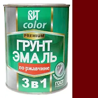 Грунт-эмаль по ржавчине ВИТ color (вишня 0,8 кг  "ЦАРИЦЫНСКИЕ КРАСКИ")