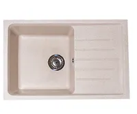 Мойка GranAlliance G-41   (745 х490мм) бежевая с сифоном