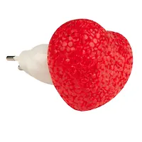Сердечко/RED/1LED/0,1W Светильник-ночник. Выключатель на корпусе. БлистерDTL-309-