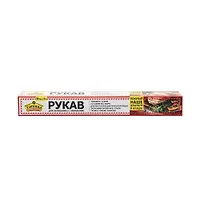РУКАВ для запекания, 30 см х 3 м, 12 мкм, с клипсами в комплекте, «ГОРНИЦА» (209-017)
