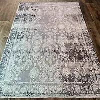 Ковер BANCO (Турция) 1,55х2,3 прямой P1055 GREY