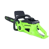 Цепная пила аккумуляторная Greenworks 2008807U, 40V, 40 см, 2000 Вт, бесщеточная, c 1хАКБ 4 Ач И ЗУ