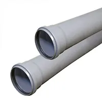 Труба OPTIMA ф 50 с раструбом =1 м, вн.канализ.толщ.ст.1.5 (10) VALFEX