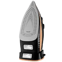 Утюг BRAYER 4010BR 2400Вт, керамич, пар 140г/мин, антикапля, беспровод, 320мл, верт.отпаривание