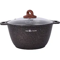 Кастрюля 3л со стеклянной крышкой, АП линия "Granit Ultra Induction" (Original) "Kukmara" кгои33а