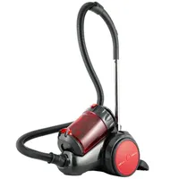 Пылесос Centek CT-2524 (черный/красный) циклон, 2300/420Вт, низкий уровень шума, телескоп