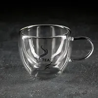 Кружка с двойными стенками "Дуо" Tea 200 мл, 12,5х9х7,5 см арт.5208908 г.Екатеринбург