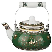 Чайник эмалированный 2,5 л 934-329 Зеленый
