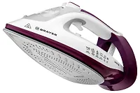 Утюг BRAYER 4009BR 2400Вт, керам., пар 140г/мин, антикапля, разбрызг., 280мл, верт.отпарив.