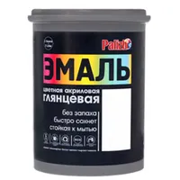 Эмаль акриловая глянцевая "Palizh" (1,1 кг) Белая