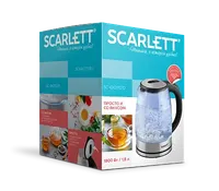 Чайник электрический Scarlett SC-EK27G70 сталь 1800Вт, 1.8л