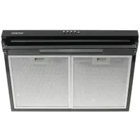 Вытяжка Centek CT-1800-60 BLACK (черн) ширина 60 см +ТОНИРОВКА СТЕКЛА, 350 м3/час, 82 Вт, 3 скор.