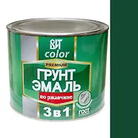 Грунт-эмаль по ржавчине ВИТ color (зеленая 1,8 кг  "ЦАРИЦЫНСКИЕ КРАСКИ")