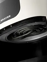Аэрогриль BRAYER 2043BR, 1500Вт, 5л, t. 200С, съемная решетка, таймер, LCD-дисплей, 7 программ