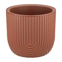 Кашпо РАМОНА IDEA D280мм 7,8л со вставкой Терракотовый