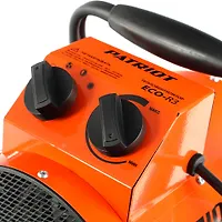 Тепловентилятор электрический PATRIOT ECO-R 3, 220В, терморегулятор, нерж.ТЭН, шнур с евровилкой.