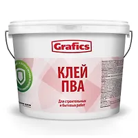 Клей ПВА строительный "Grafics" 1кг.