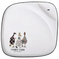 Тарелка обеденная lefard "Family farm" 2 секции 26*2,5 см 263-1418