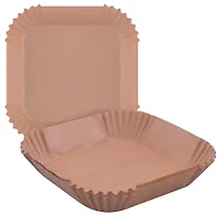 Форма для аэрогриля (бумажная). 16х16х4,5 см. Набор 100 шт.