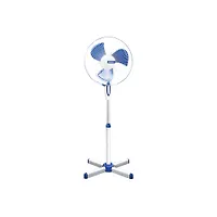 Вентилятор напольный Centek CT-5004 Blue, 40Вт, (2шт./уп, LED, 43см, 1.25м, лучевая решетка