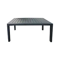 Стол пластиковый большой  Rattan 1532х789х701мм, горький шоколад ING6184