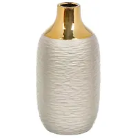 Ваза керамика, настольная, 32 см, Канны, Y4-7257, белая (444739)
