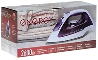 Утюг Energy EN-348 бело-фиолетовый (2600Вт, пар, спрей, пар.удар, самооч., керамич. подошва) арт.270