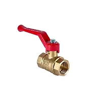 Кран шаровой латунный DeltaPro для ВОДЫ 1/2" ВР/ВР ручка-рычаг, VALFEX 11Б27фт1М (100/25)