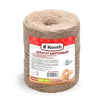 Шпагат джутовый, цилиндр, 2мм*200м, 1200 текс Komfi/40 HRD200C
