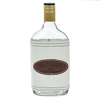 Бутылка стеклянная 500 мл "Магарыч. Воск", чехол белая кожа арт.3682350 г.Екатеринбург