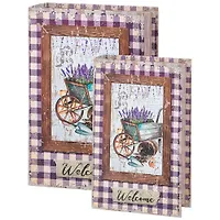 Набор шкатулок-книжек из 2-х шт. 27х18х7/21х13х5 см 94-200 94-200