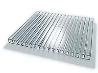 Сотовый поликарбонат 2,1м x 6м x 8мм б/ц Woggel