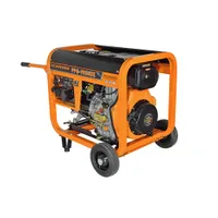 Генератор Carver PPG-9000DE дизельный (LT-192FD, 7,0/7,5 кВт, 220В, бак 12,5 л, электростарт, колеса, медь)