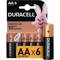 Элемент питания Duracell Basic AA (LR6) 6 шт