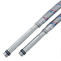 Подводка д/смес.УДЛИНЕННЫЙ ЩТУЦЕР (10см и 8 см) сталь 1/2"xM10x80 см CTM (пара) CWFHL080