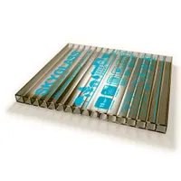 Сотовый поликарбонат 2,1м x 6м x 6мм бронза SKYGLASS