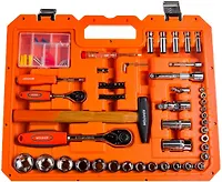 Набор инструментов Кратон TS-11 1/2"+1/4" 99 пр