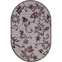 Ковер "SILVER" 80*150 овал - d353 GRAY