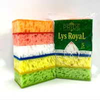 Губка бытовая с чистящим слоем 5шт "Lys Royal" гх056 г. Пенза
