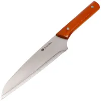 Нож кухонный Daniks, Карелия, шеф-нож, нержавеющая сталь, 20 см, рукоятка дерево, JA20200152-1 (4410
