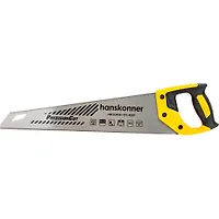 HK1060-01-4511 Ножовка по дереву, 450мм, 11-12 TPI, SK5, 3D зуб, чистый рез, Hanskonner