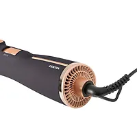 Фен-щетка Centek CT-2061 (золото/чёрный), 1200 Вт, АВТОВРАЩЕНИЕ, 2 скорости, 2 режима