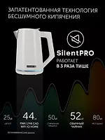 Чайник электрический Polaris PWK 1746CAD WIFI IQ Home Белый