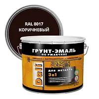 ГРУНТ-ЭМАЛЬ по ржавчине (10л.) коричневый "Рогнеда" (20426)